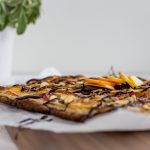 Süßer low carb Flammkuchen